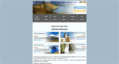 Desktop Screenshot of ecostravel.com