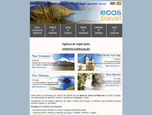 Tablet Screenshot of ecostravel.com